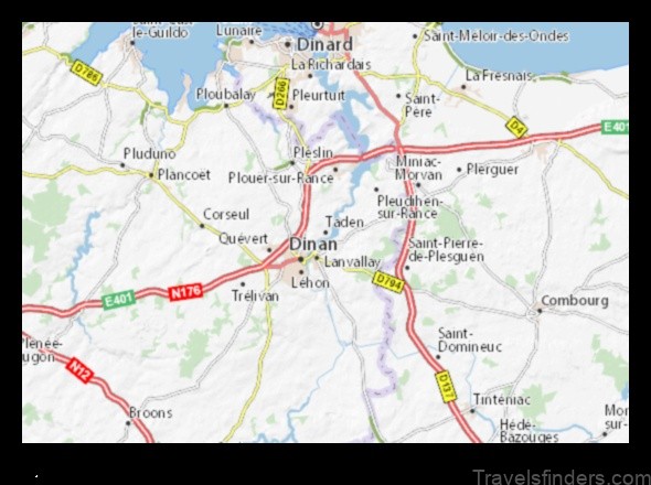 taden france a map of the town 1