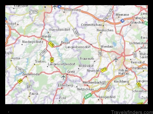 teichwolframsdorf germany a map to the town