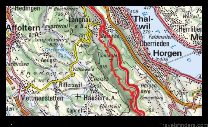 Map of Adliswil / Hündli-Zopf Switzerland