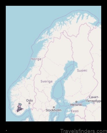 Map of Tonstad Norway