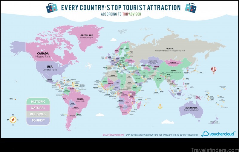 tram kak a map of the worlds most popular tourist destination