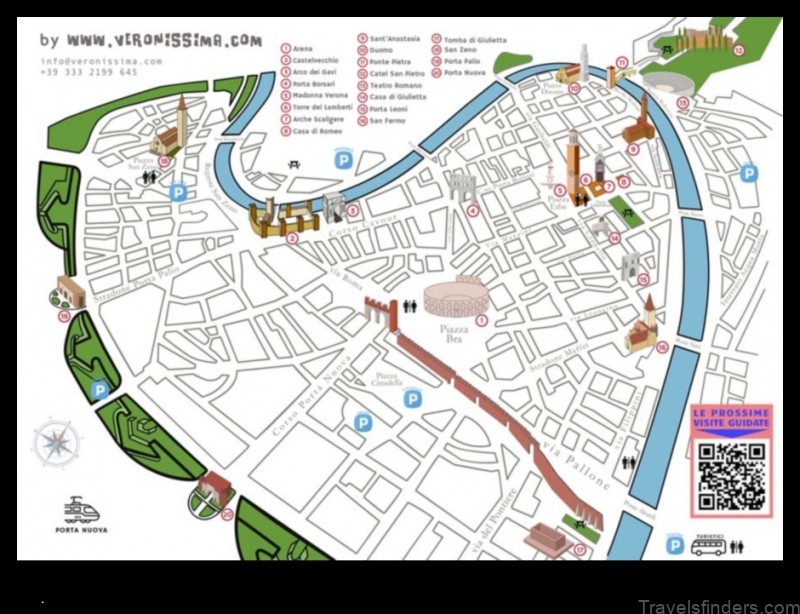 verona a city map to explore