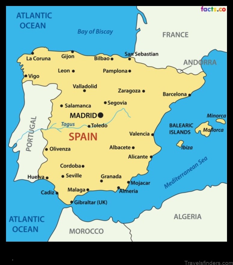 Map of Villoruebo Spain
