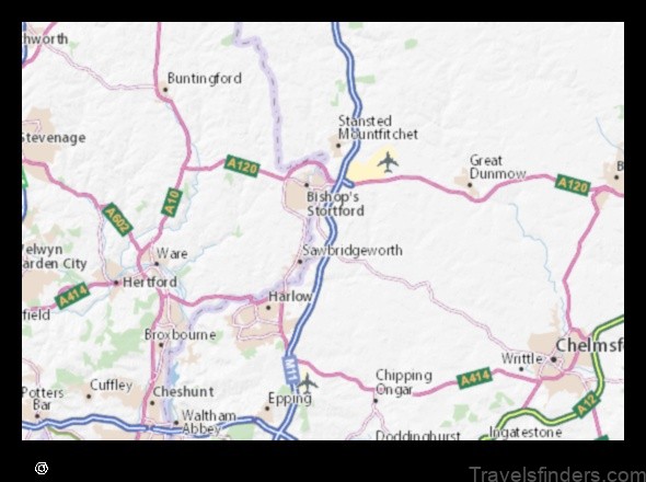 explore the charming town of little hallingbury england with this detailed map