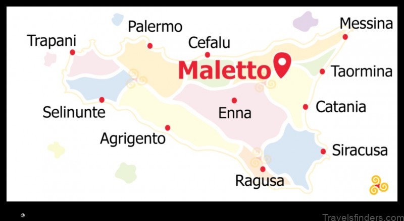 Map of Maletto Italy