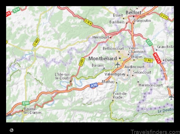 explore the charming town of montenois france with this detailed map