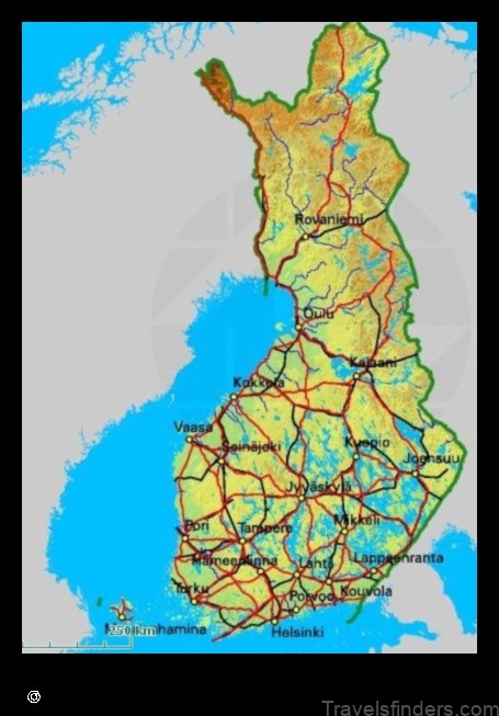 Map of Muurla Finland