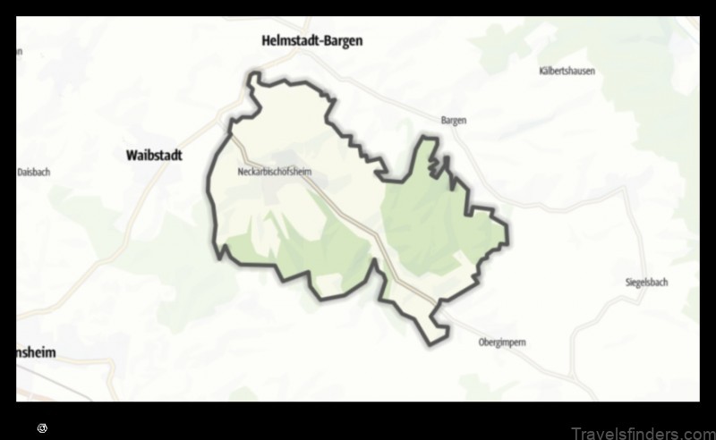 Map of Neckarbischofsheim Germany