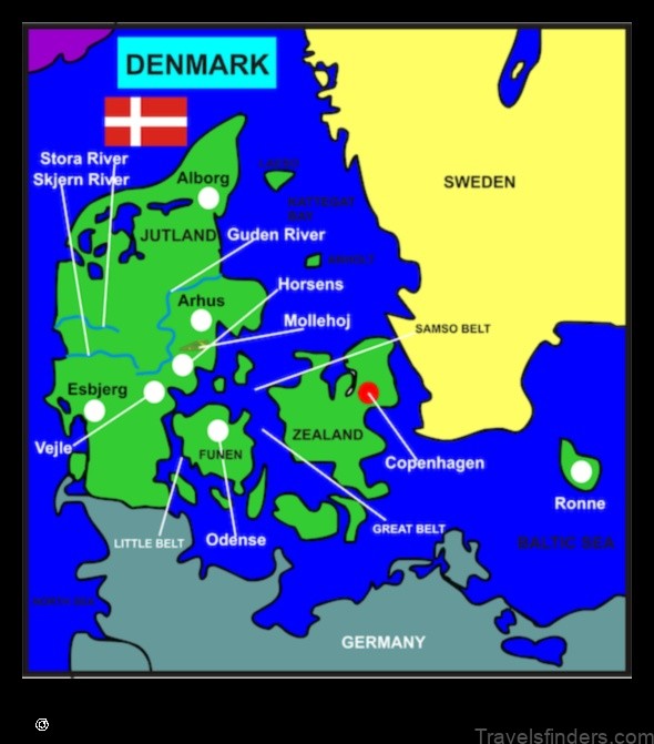 Map of Nørre Nebel Denmark