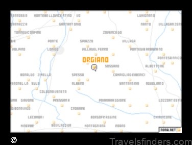 Map of Orgiano Italy