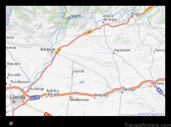 explore the charming town of penelles spain with this detailed map