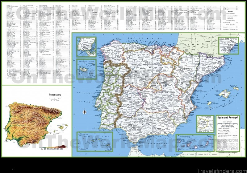 Map of Pizarral Spain