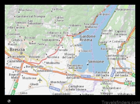 explore the charming town of polpenazze del garda with this detailed map