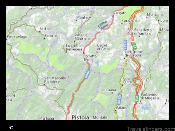 explore the charming town of ponte della venturina italy with this detailed map