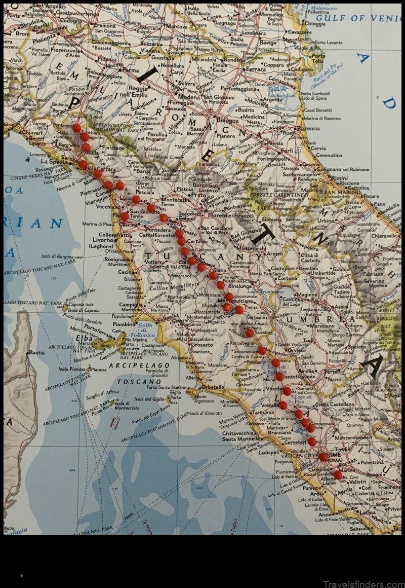 Map of Pontremoli Italy