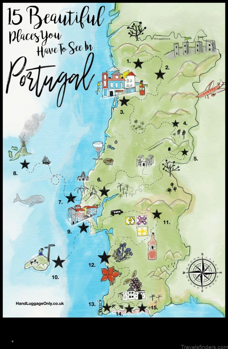 explore the charming town of portel portugal with this map