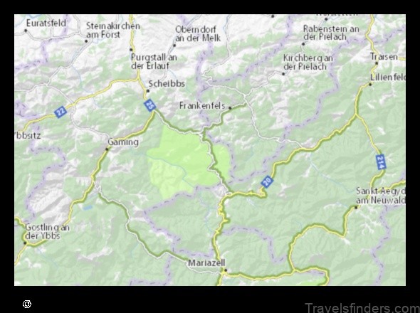 explore the charming town of puchenstuben austria with this map