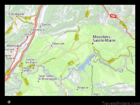 explore the charming town of riez france with this detailed map