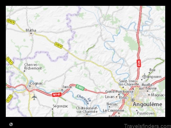 explore the charming town of rouillac france with this detailed map