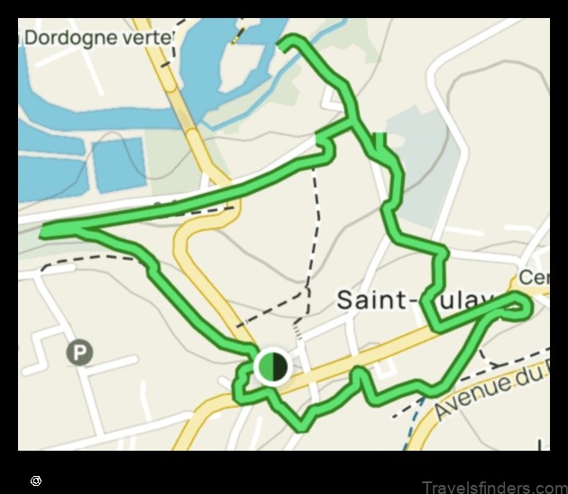 Map of Saint-Aulaye France