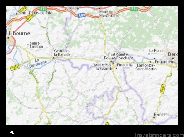 Map of Saint-Aulaye France