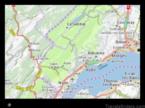 explore the charming town of saint george switzerland with this detailed map