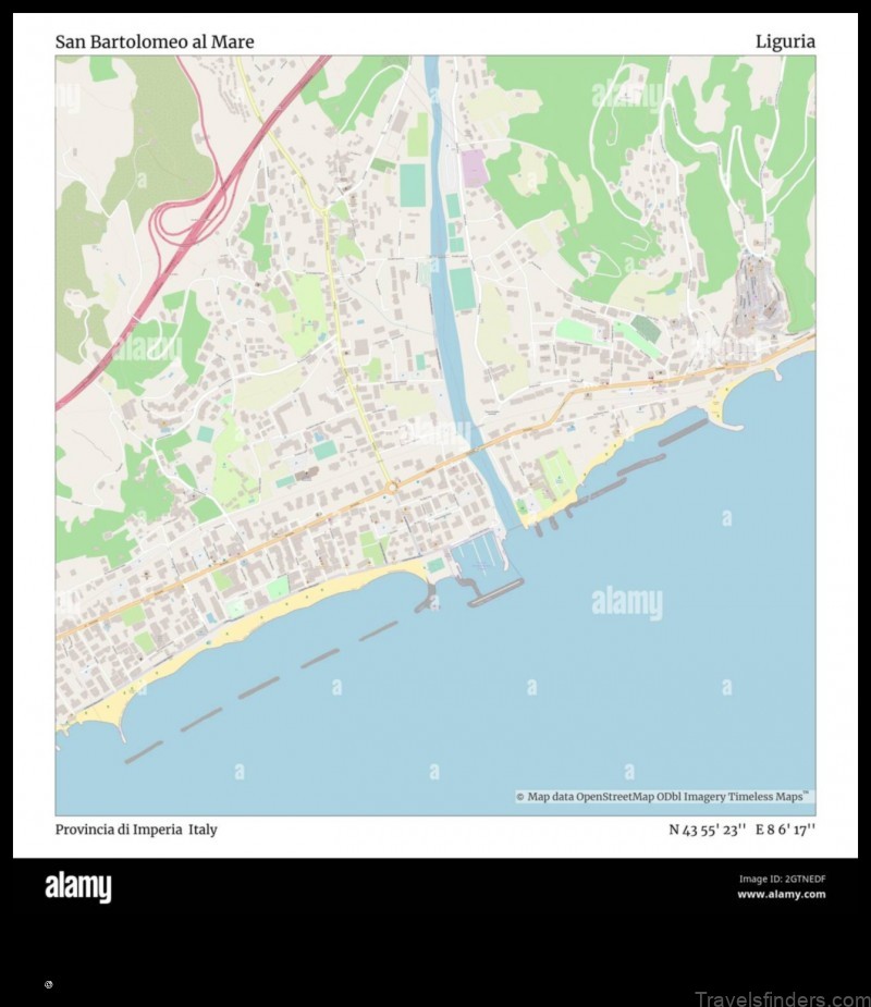 explore the charming town of san bartolomeo italy with this detailed map