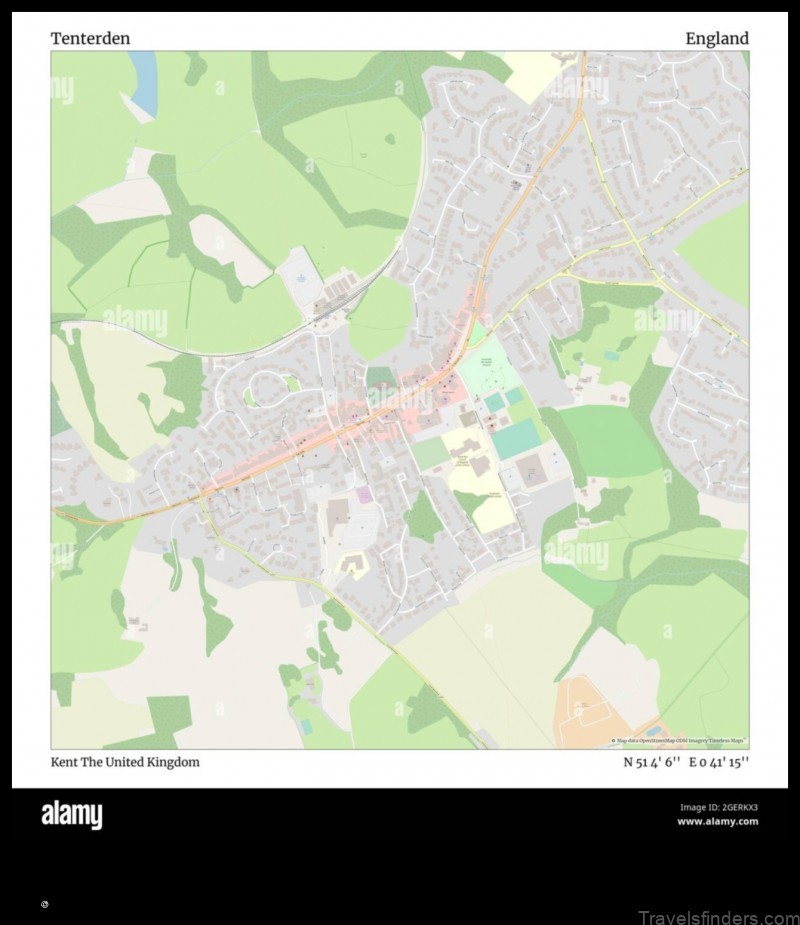 Map of Tenterden United Kingdom