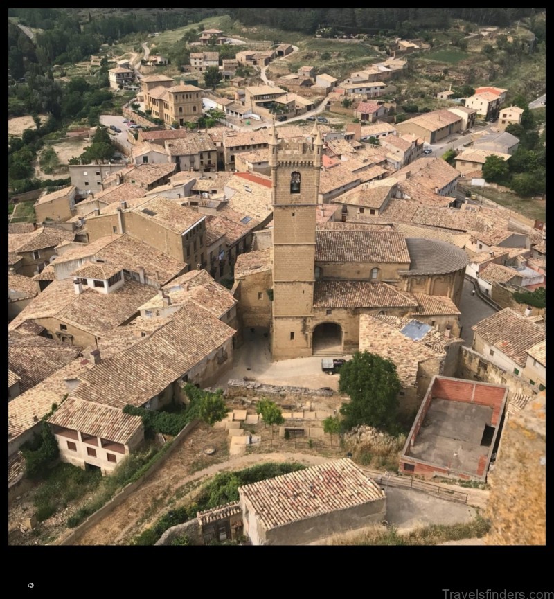 explore the charming town of uncastillo spain with this map