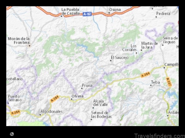 Map of Villanueva de San Juan Spain