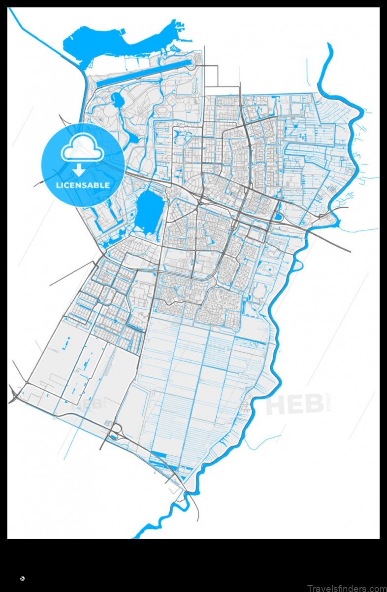 Map of Amstelveen Netherlands