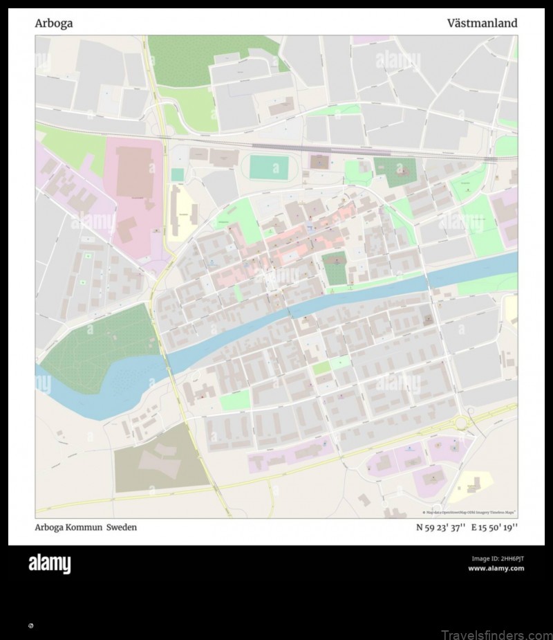 explore the city of arboga sweden with this interactive map