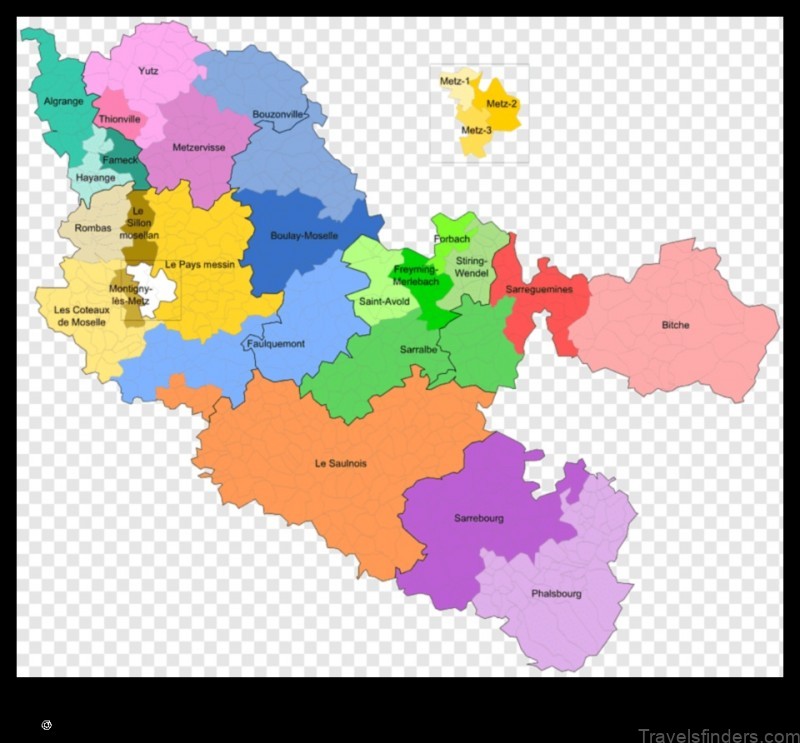 Map of Forbach France