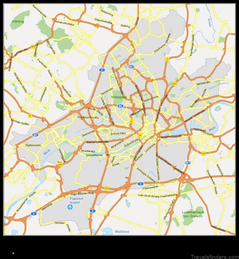 explore the city of frankfurt am main with our interactive map