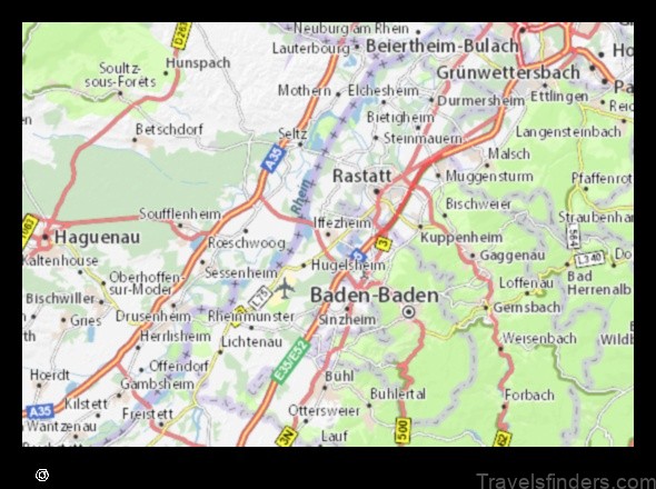 explore the city of iffezheim germany with this detailed map