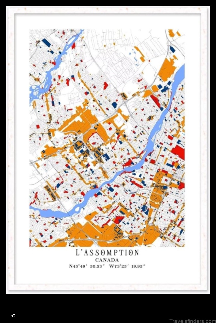 Map of LAssomption Canada