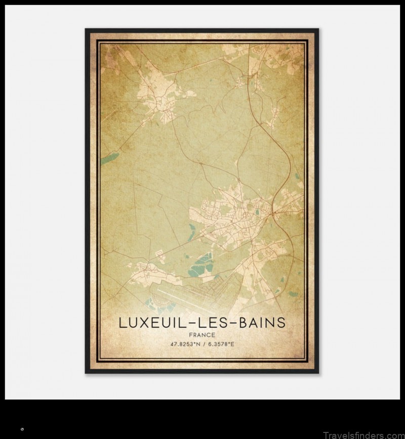 Map of Luxeuil-les-Bains France