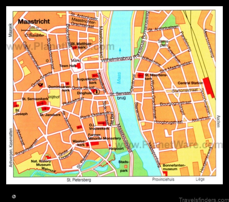 explore the city of maastricht netherlands with this interactive map