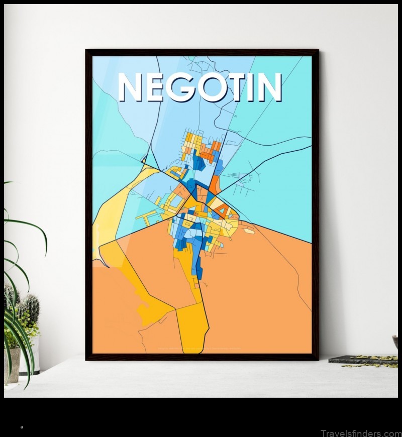 explore the city of negotin serbia with this detailed map