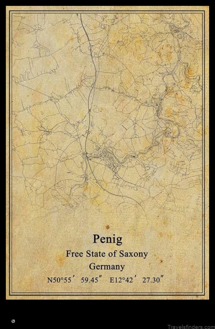 explore the city of penig germany with this interactive map