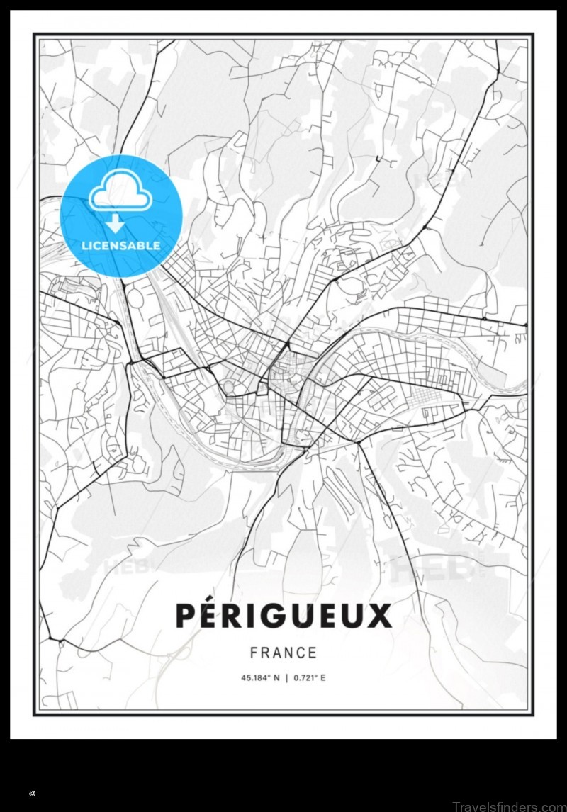 Map of Périgueux France