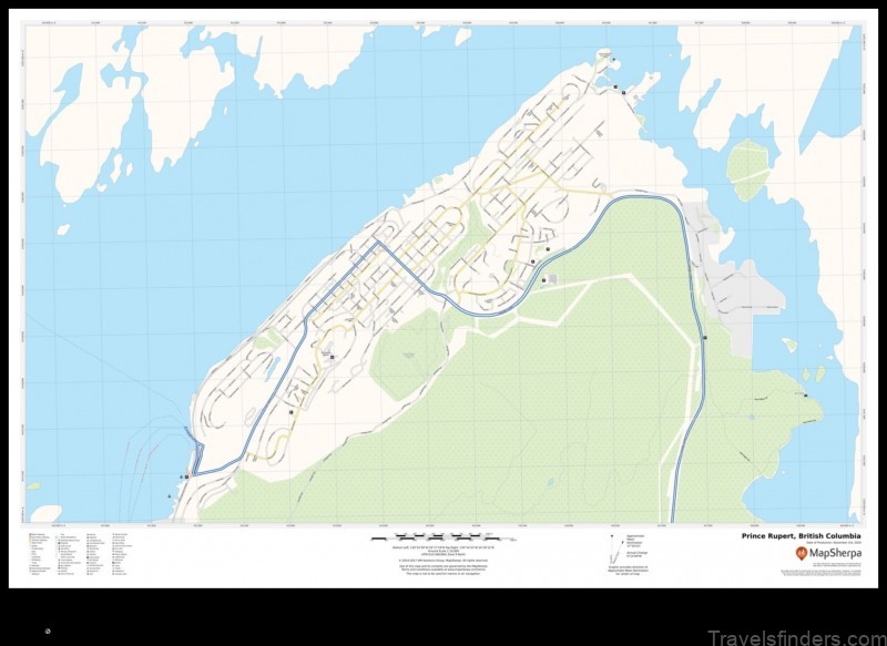 explore the city of prince rupert canada with this interactive map