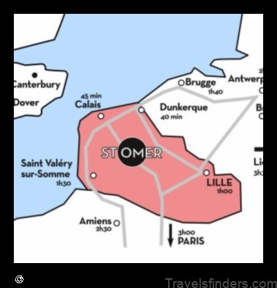 explore the city of saint omer france with this interactive map