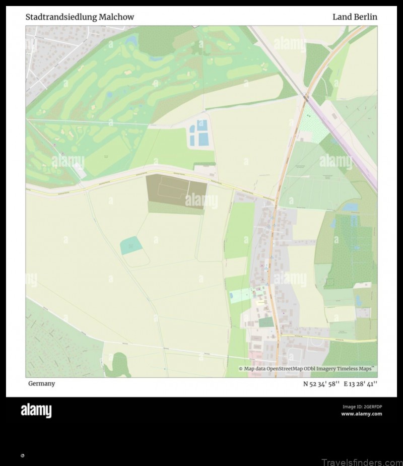 Map of Stadtrandsiedlung Malchow Germany