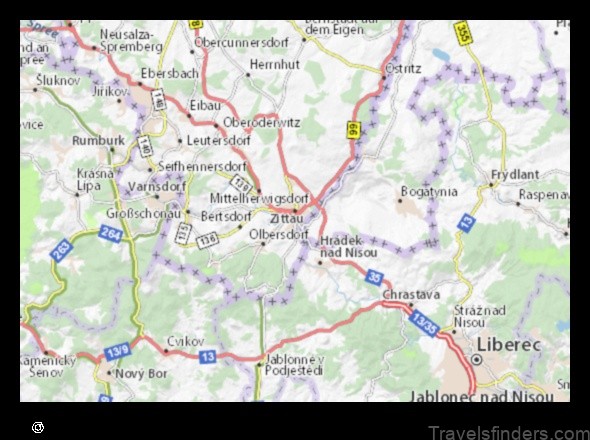 explore the city of zittau germany with this interactive map