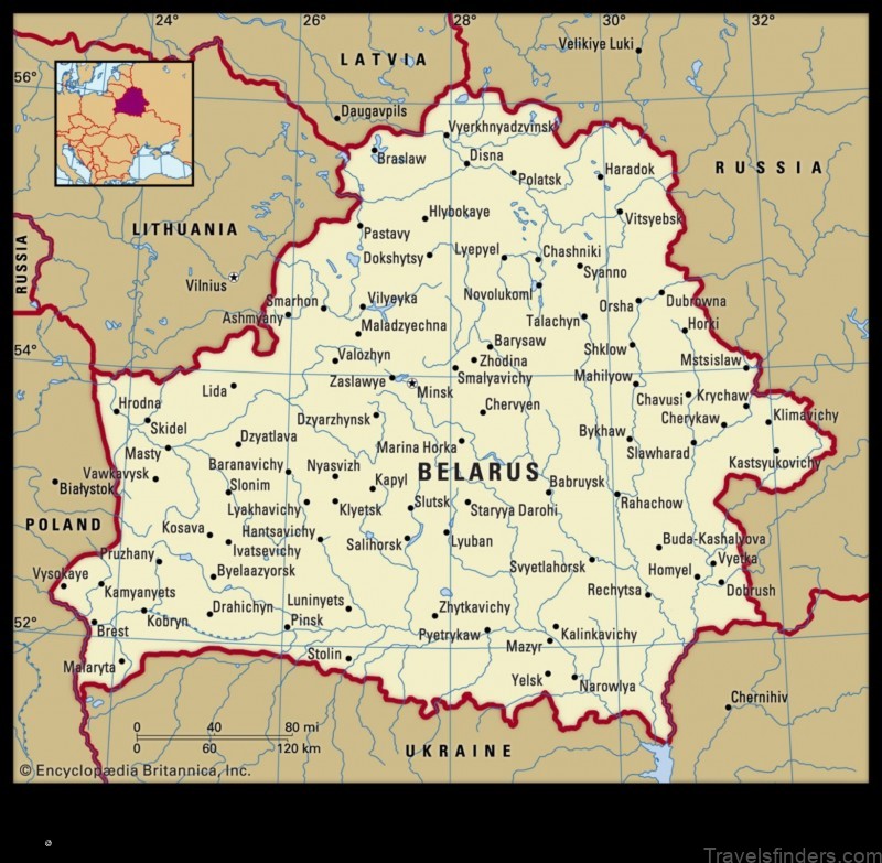 explore the cultural landscape of blon belarus with this map