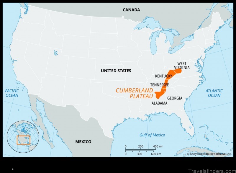 Map of Cumberland United States