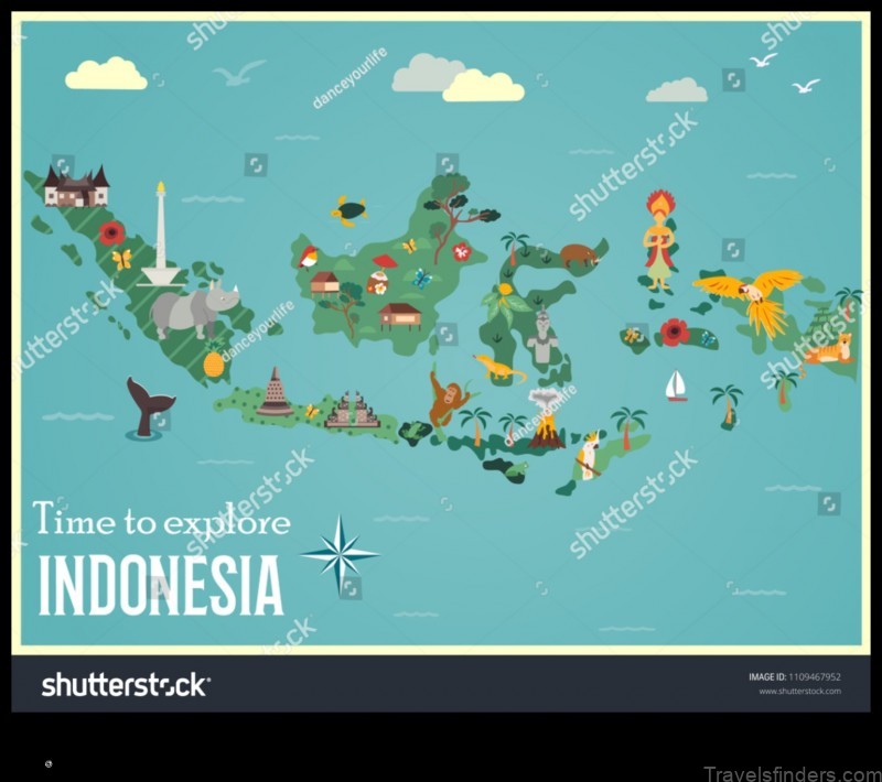 Map of Sonder Indonesia