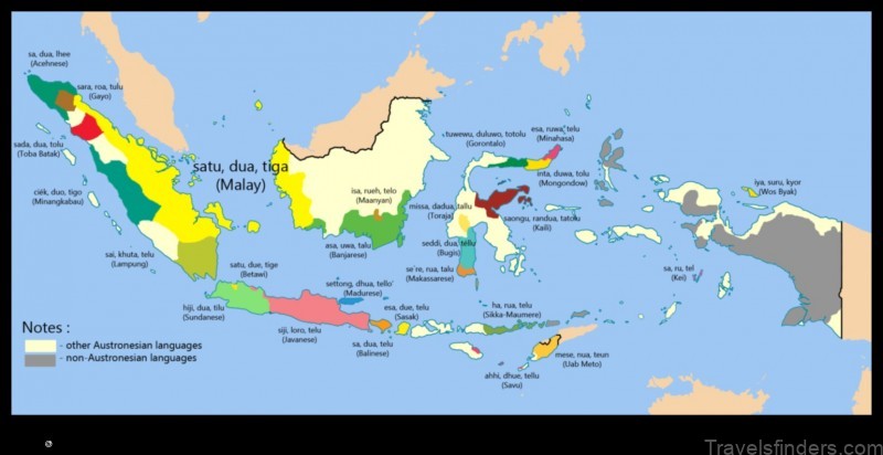 Map of Sonder Indonesia