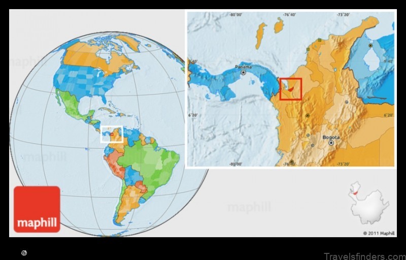 explore the diverse landscapes of apartado colombia with this map